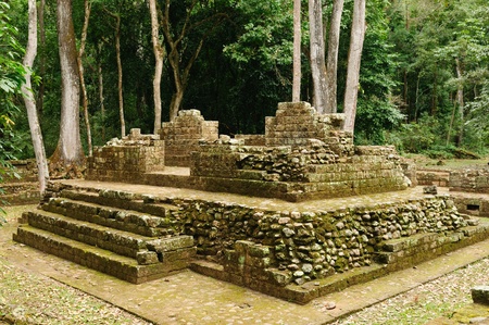 Honduras, Mayan city ruins in Copan 