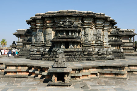 Chennakesava Temple in the town Hassan in the Karnataka state, Indiaのeditorial素材