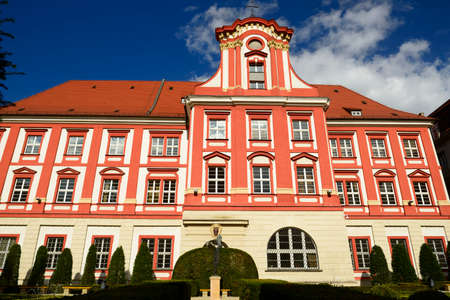 Poland. View on the old city in Wrocaw .. Ossolineumのeditorial素材