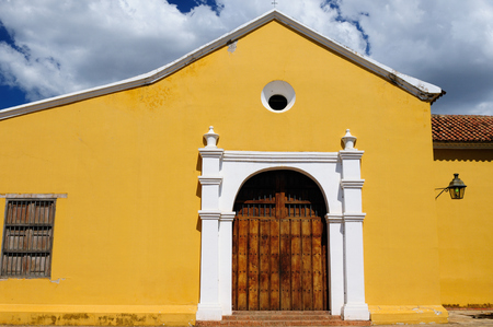 South America, Venezuela, Coro is one of the prettiest colonial cities in Venezuela. Cityscape - old town - colonial architectureのeditorial素材