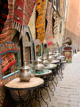 Traditional potful for making tea in Arab countriesのeditorial素材