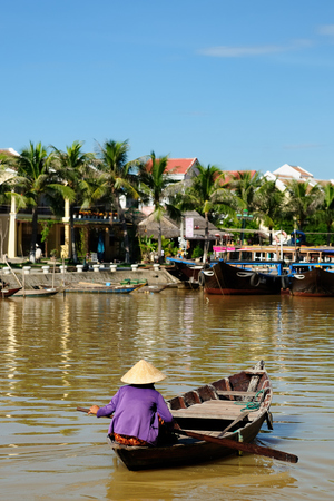 Hoi An city - highlight of any trip to Vietnam. Hoi An old town is a UNESCO site.  Vietnamのeditorial素材