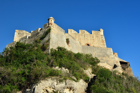 Cuba, Castle San Pedro de la Roca del Morro, Santiago de Cubaのeditorial素材