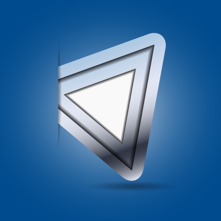 abstract vector triangle signのイラスト素材