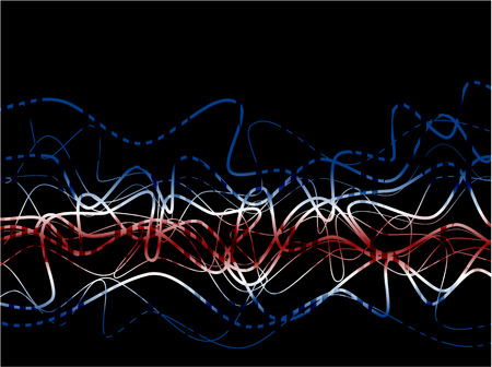 abstract background color curvesのイラスト素材