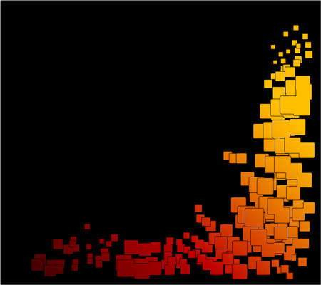 background design colorful squaresのイラスト素材