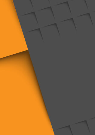 abstract orange vector background with squaresのイラスト素材