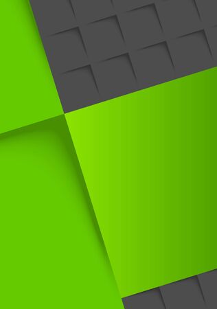 abstract green vector background with squaresのイラスト素材