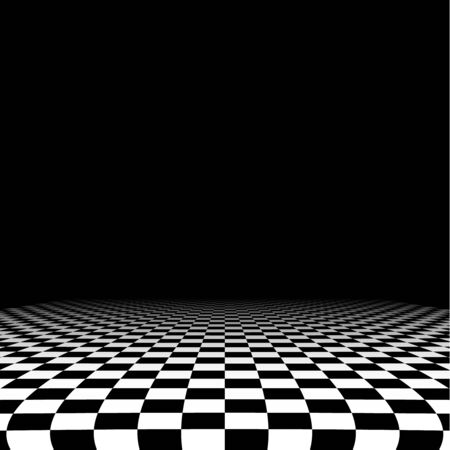 Abstract checker background in perspectiveのイラスト素材