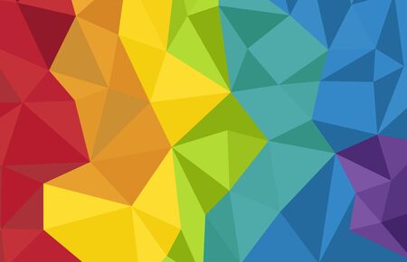 abstract low poly crystal polygon colorful background