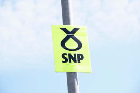 Glasgow, Lanarkshire. Scotland, UK. June 12th 2021: Scottish nationalist party demonstration for independence and referendumのeditorial素材
