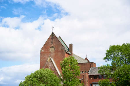 Baptist church post modern art deco architecture designの写真素材