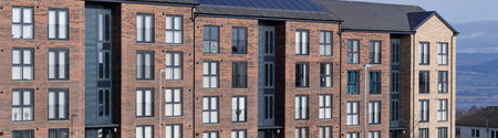 New housing development building houses for increased demand in rural areas