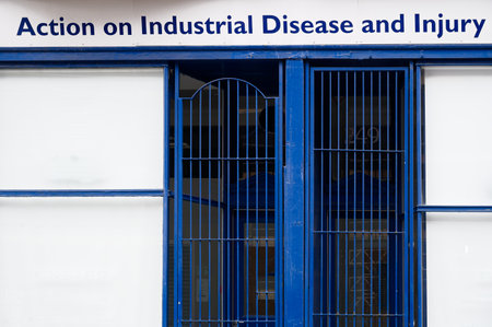 Glasgow, UK, June 18th 2023, Action on industrial disease and injury office
