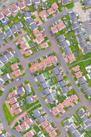 New housing development at Dargavel in Bishoptonの写真素材