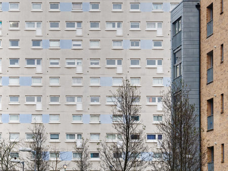 High rise council flats in Glasgow city