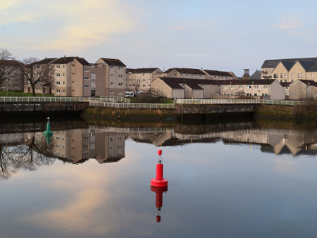 Council flats in poor housing estate in Glasgow