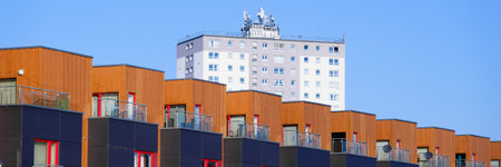 High rise council flat in Glasgow city