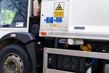 Glasgow, UK, January 17th 2026, Street sweeping vehicles cleaning dirty roads