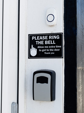 Push buzzer intercom door bell for entry
