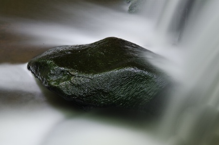 Rock Splashed with Waterの写真素材