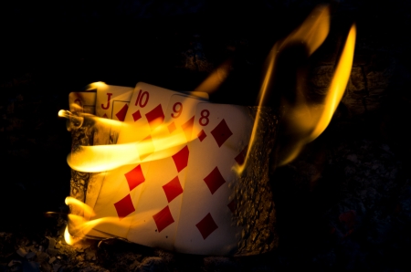 Hot Cardsの写真素材