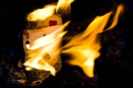 Hot Cardsの写真素材