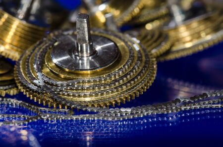 Watch Repair: Vintage Pocket Watch Fusee Chain Coiled Around the Fusee Cone