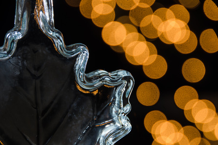 Abstract: Festive Reflections of Christmas During a Holiday Celebrationの写真素材