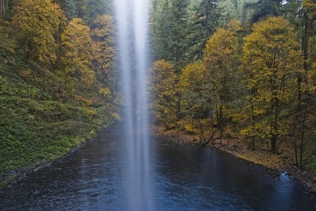 Long exposure of South Falls, Silver Falls State Park, Oregon.
