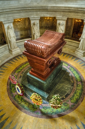 Napoleon's tomb at Les Invalides, Paris, Franceのeditorial素材