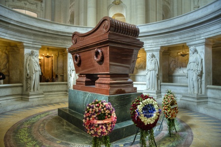 Napoleon's tomb at Les Invalides, Paris, Franceのeditorial素材