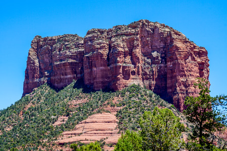 A magnificent Mesa in Sedona Arizona.の写真素材