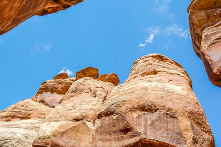 A look around Colorado's National Monument Park near Grand Junctionの写真素材