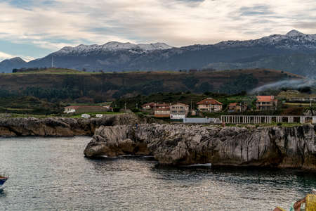 The city of Llanes in the northern province of Asturias Spain is very beautiful and interesting to explore.の写真素材