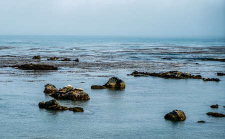 Some of the coastline of Northern California around Big Sur.の写真素材