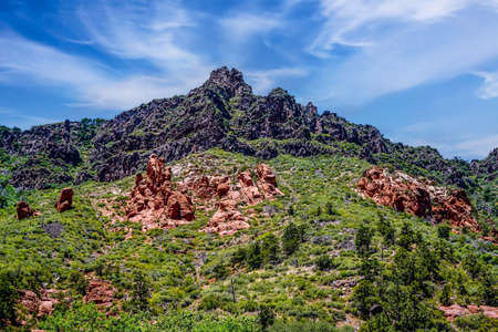 Just some of the magnificent scenery you will see as you make your way around Sedona Arizona.の写真素材