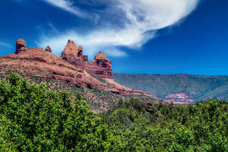 Just some of the magnificent scenery you will see as you make your way around Sedona Arizona.の写真素材
