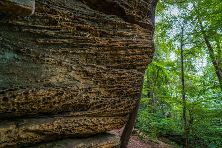 Some of what you will see at Thompson Ledges Park in northeast Ohio.の写真素材