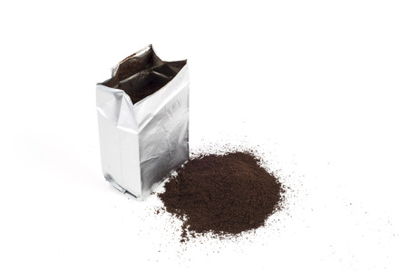 Packaging of coffee brownの写真素材