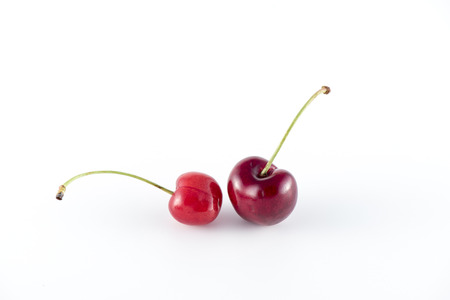 Cherries on white background, Italy