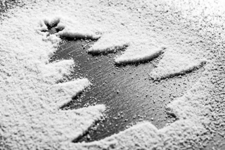 Christmas Sugar decoration backgroundの写真素材