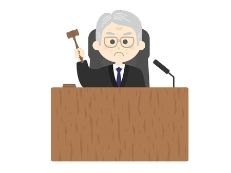the Judgeのイラスト素材