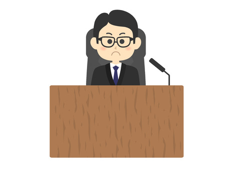 the  Judgeのイラスト素材
