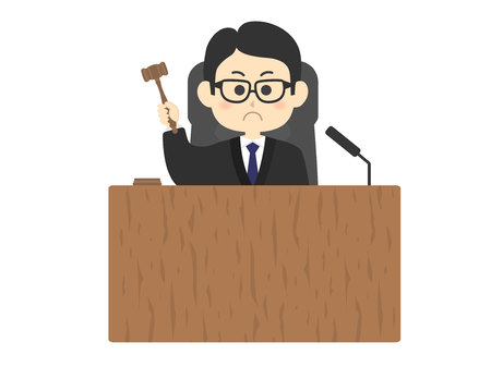 the Judgeのイラスト素材