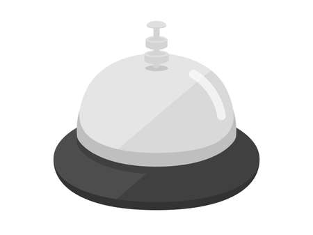 Illustration of a doorbell.のイラスト素材