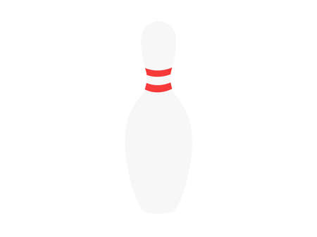 Illustration of bowling pins.のイラスト素材