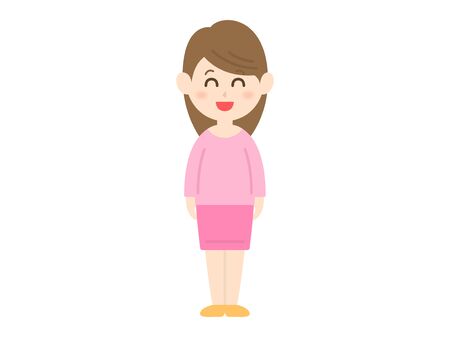 Japanese womenのイラスト素材