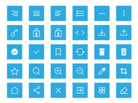 Business icon setのイラスト素材