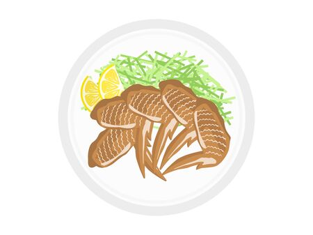 Chicken wingのイラスト素材